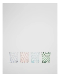 Paloma Tumbler Set Of 4 in Multi