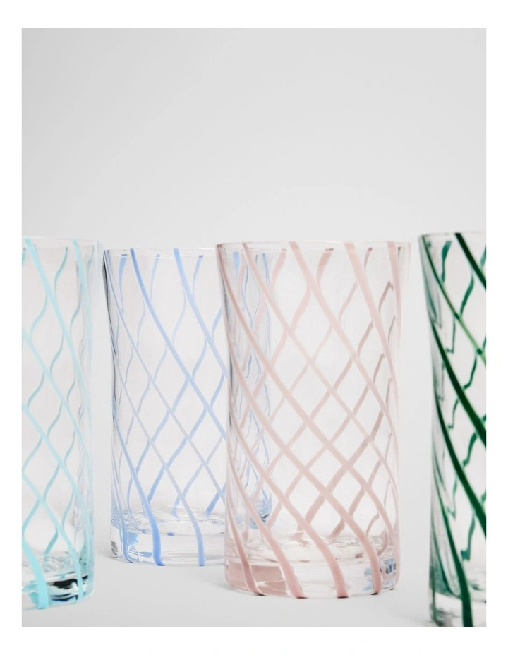 Paloma Highball Set Of 4 in Multi image 2
