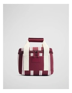 Bay Small Cooler Bag in Merlot Stripe