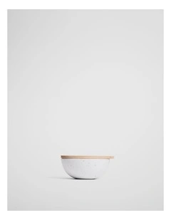 Lorne Dip Bowl With Lid in Snow