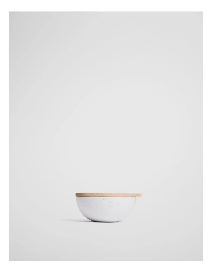Lorne Dip Bowl With Lid in Snow image 1