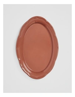 Luna Small Platter in Auburn