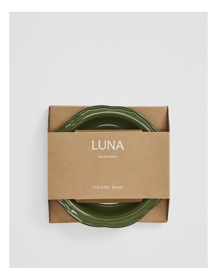 Luna Salad Bowl in Dark Olive image 4