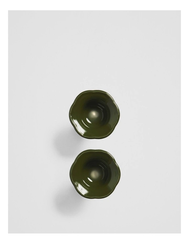 Luna Egg Cup Set Of 2 in Dark Olive image 3