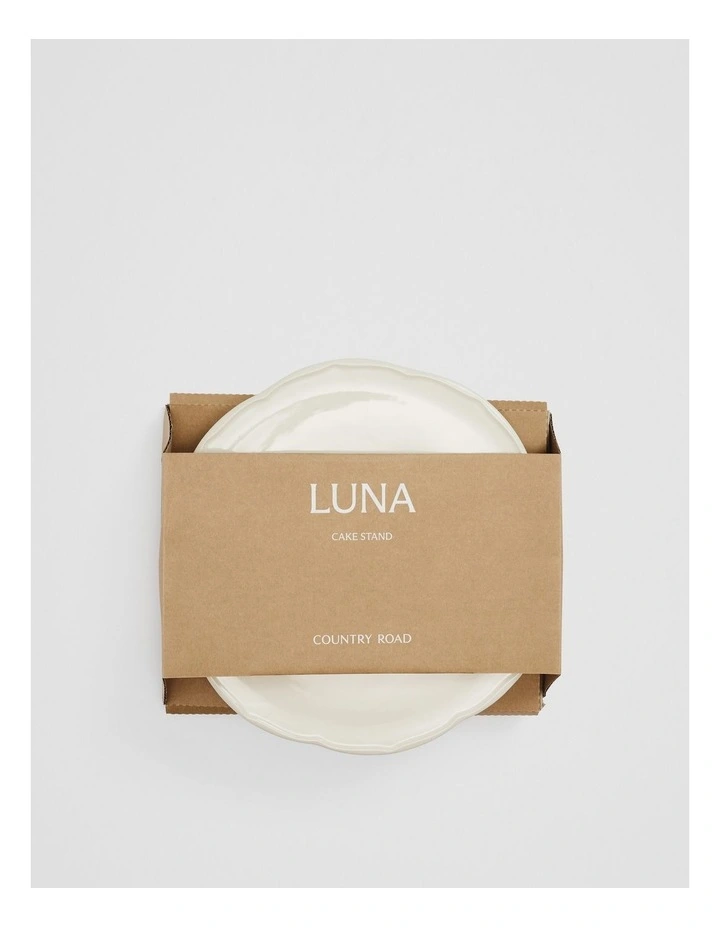 Luna Cake Stand in Off White image 3