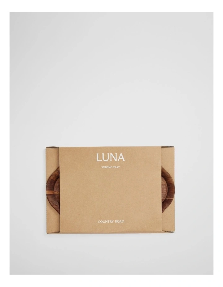 Luna Serving Tray in Walnut image 5