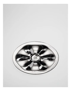 Polly 6 Piece Oyster Plate in Silver
