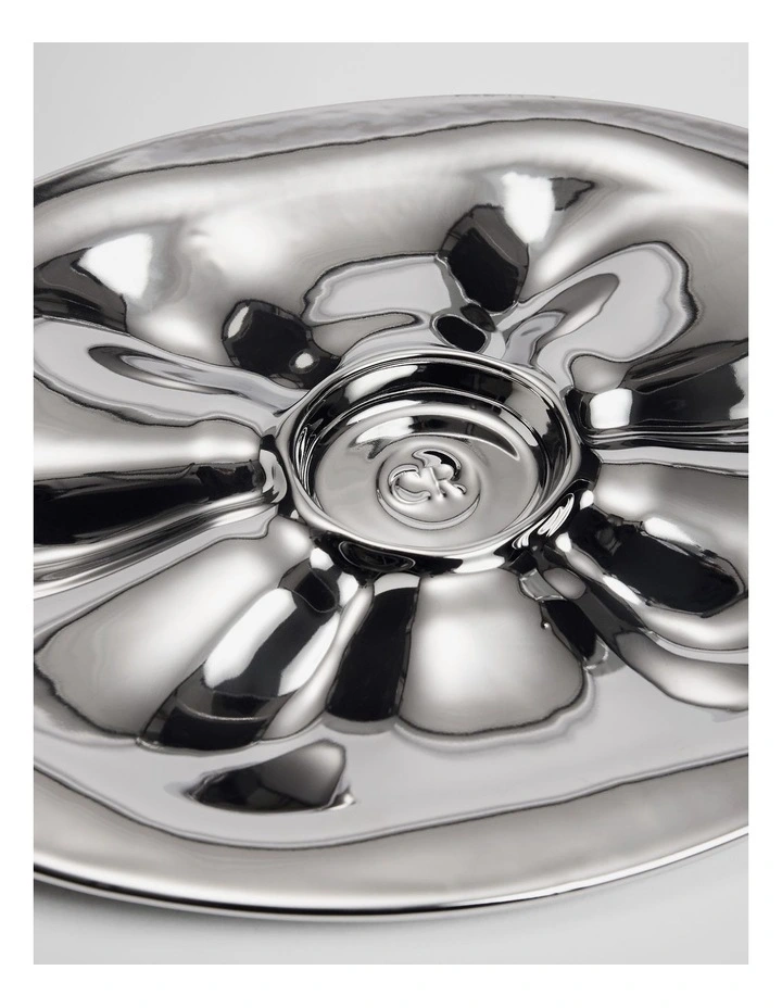 Polly 6 Piece Oyster Plate in Silver image 3