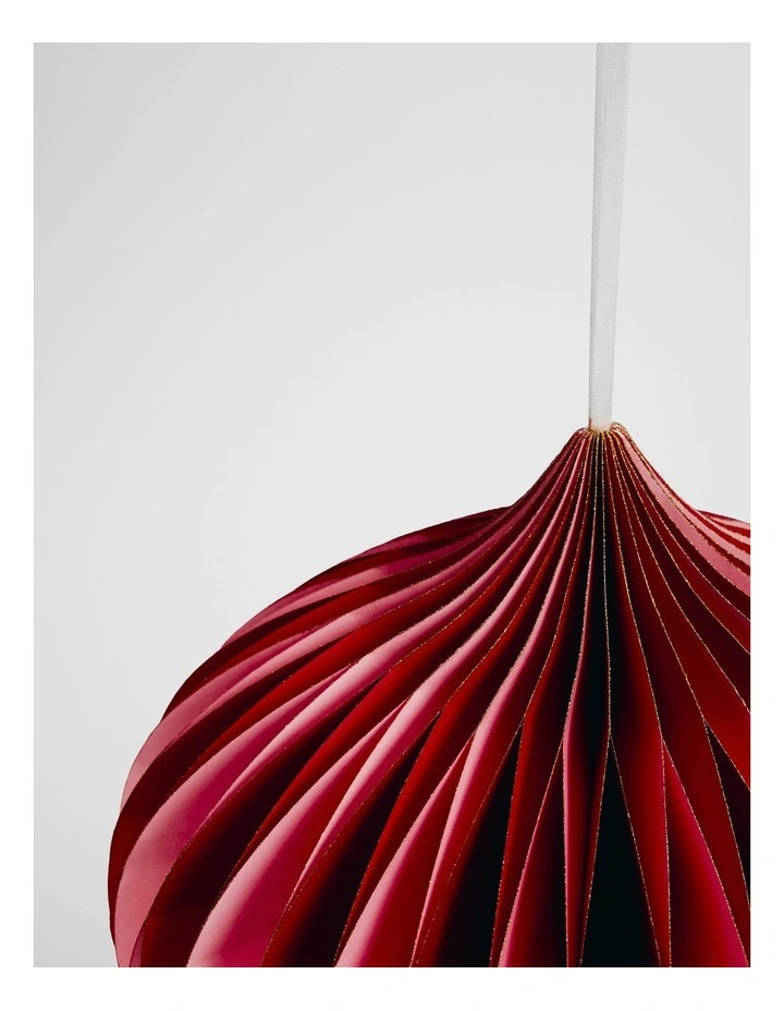 Honeycomb Orn Small in Ruby Stripe image 2