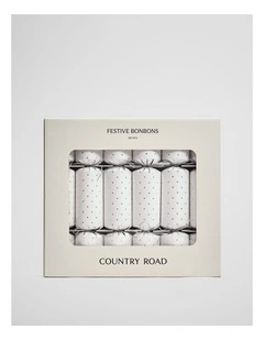 Merry Bonbons Set Of 6 in Silver