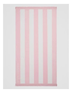 Beau Australian Cotton Beach Towel in Floss