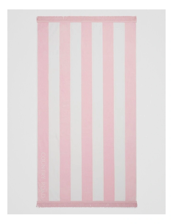 Beau Australian Cotton Beach Towel in Floss image 1