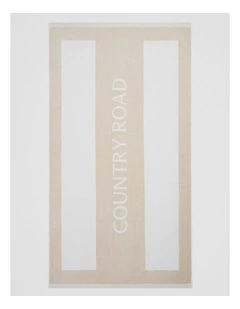 Haven Australian Cotton Beach Towel in Sand