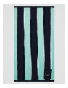 Drift Australian Cotton Beach Towel in Bright Ripple