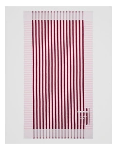 Bribie Pocket Towel in Merlot