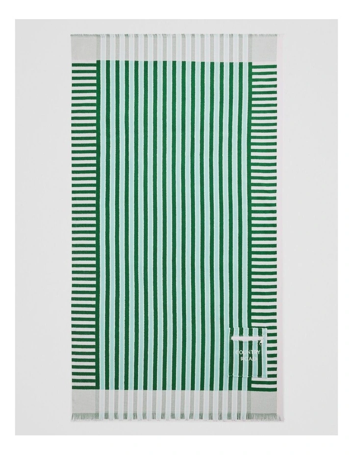 Bribie Pocket Towel in Verdant Green image 1