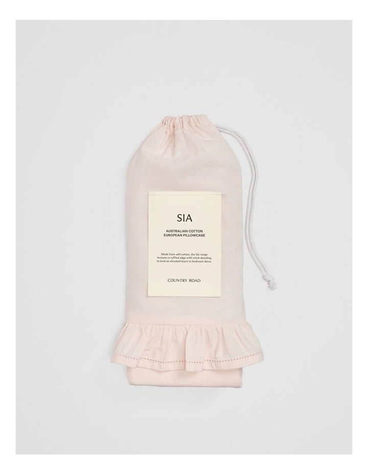 Sia European Pillowcase in Bud image 4