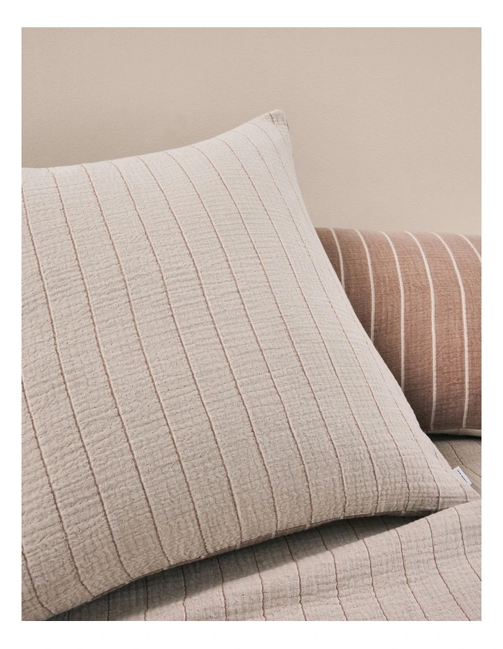 Martine European Pillow Case in Natural image 2
