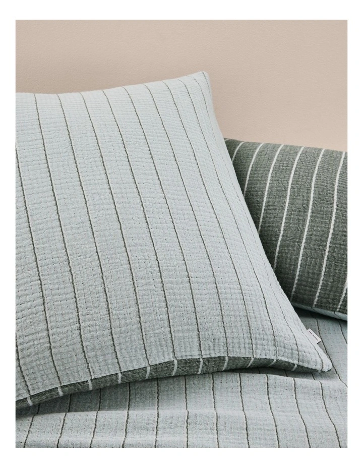 Martine European Pillow Case in Ripple image 2