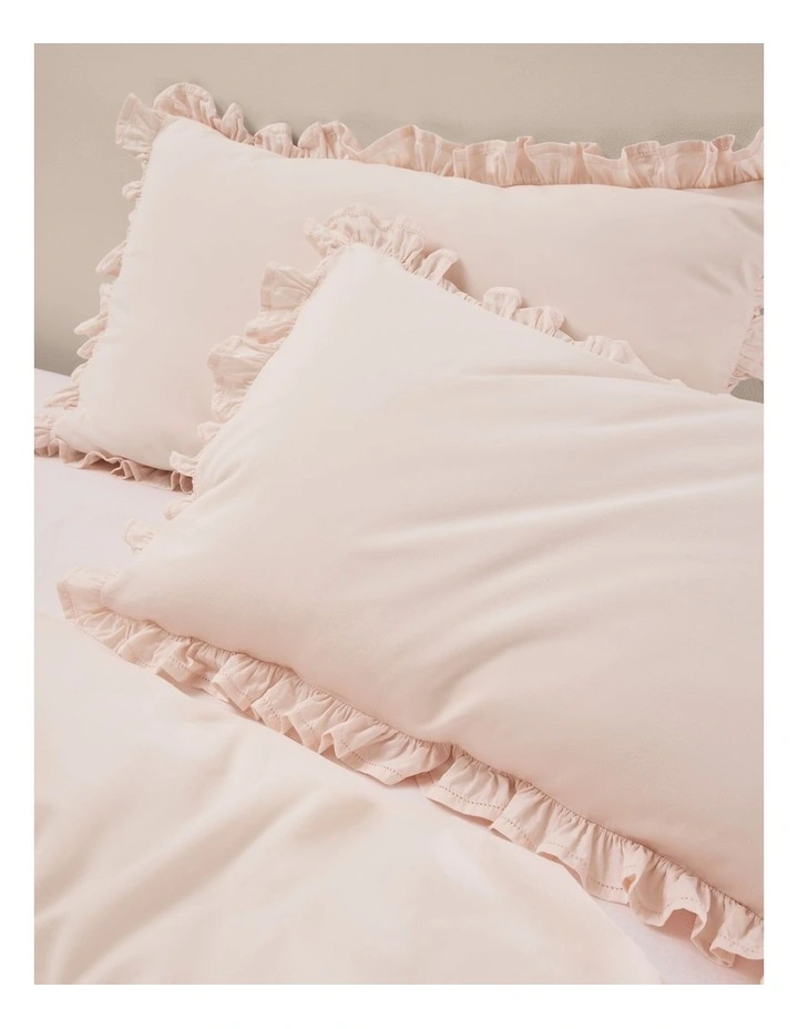 Sia Standard Pillow Case Pair in Bud image 2