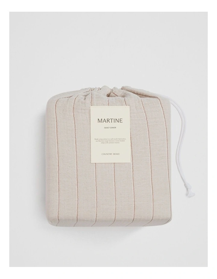 Martine Queen Quilt Cover in Natural image 4