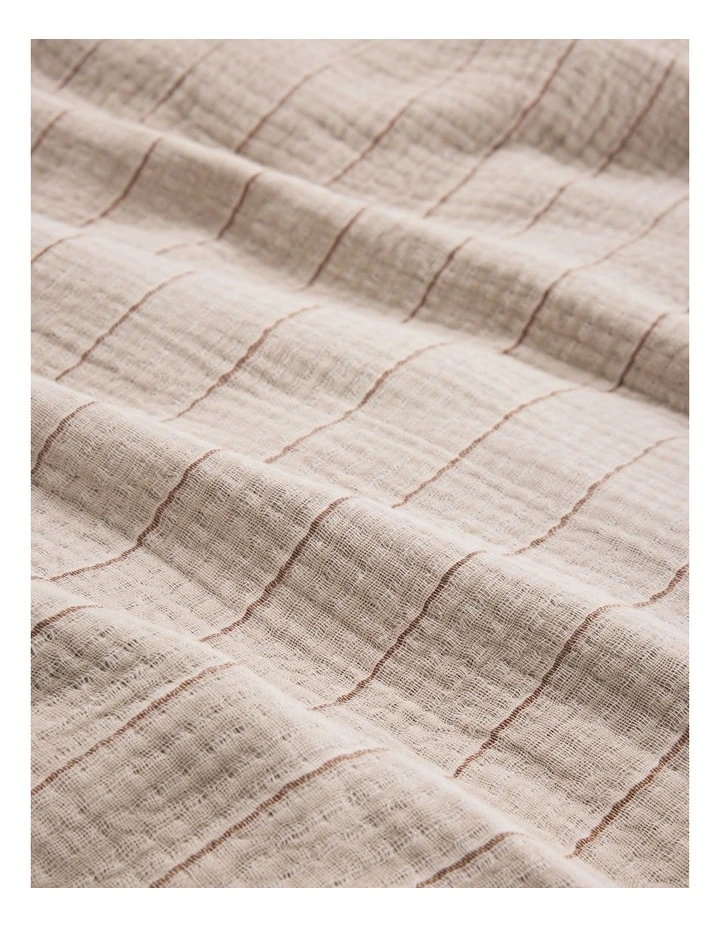 Martine King Quilt Cover in Natural image 4