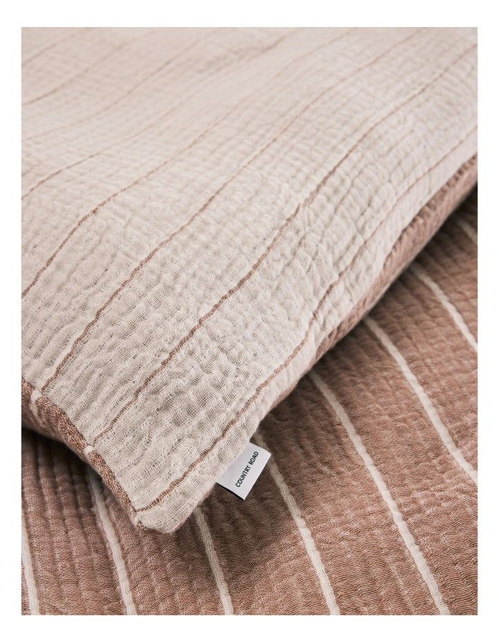 Martine King Quilt Cover in Natural image 5