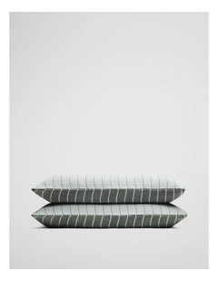 Martine Standard Pillow Case Pair in Ripple