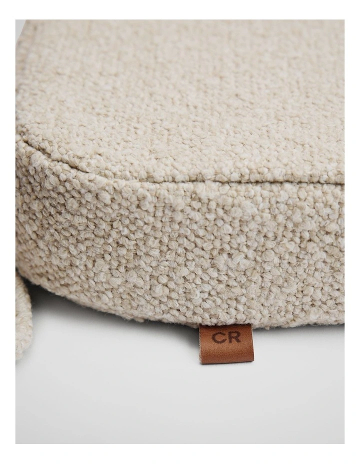 Reed Flat Chair Padded in Natural image 2