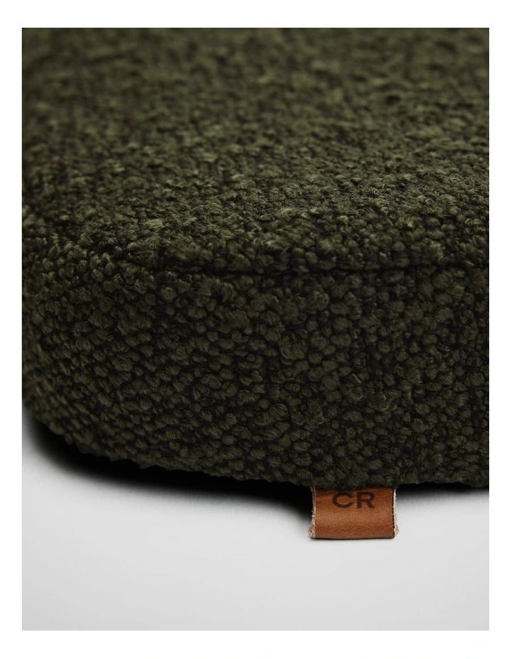 Reed Flat Chair Padded in Dark Olive image 2