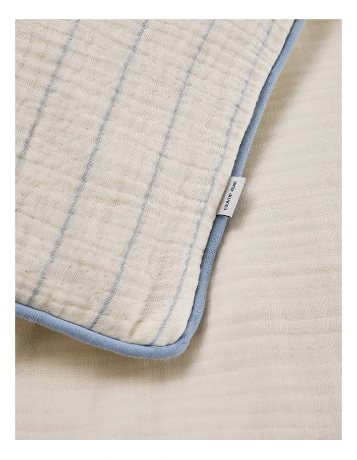 Kids Ayla Single Quilt Cover in Ciel Blue image 4