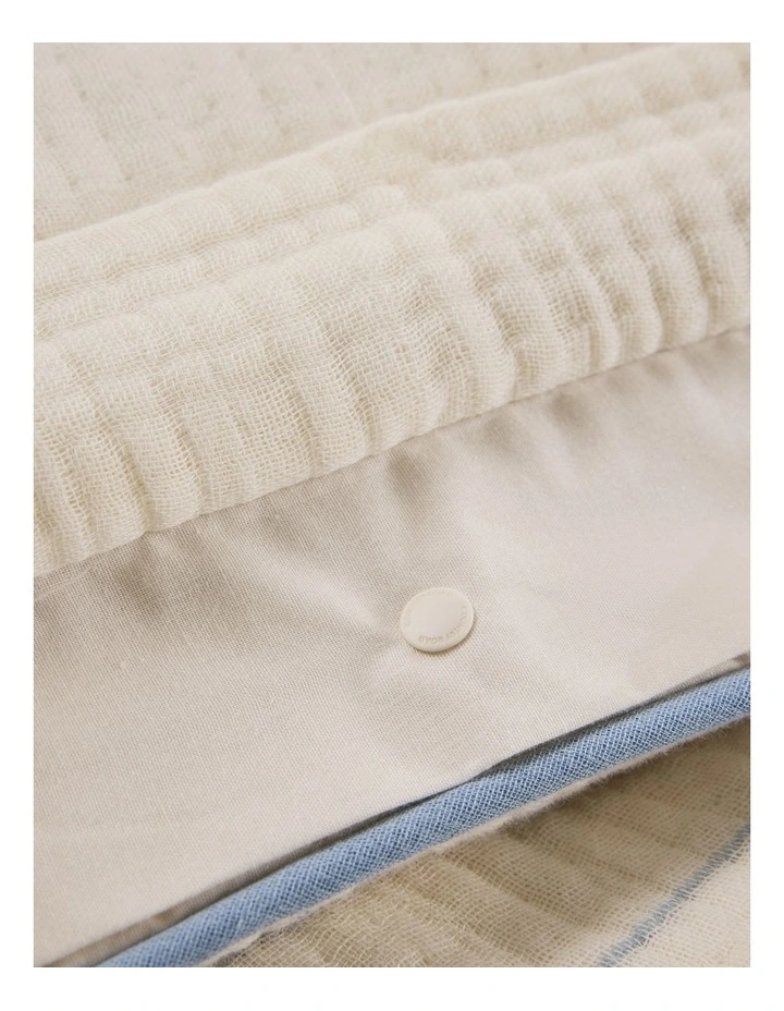 Kids Ayla Double Quilt Cover in Ciel Blue image 3