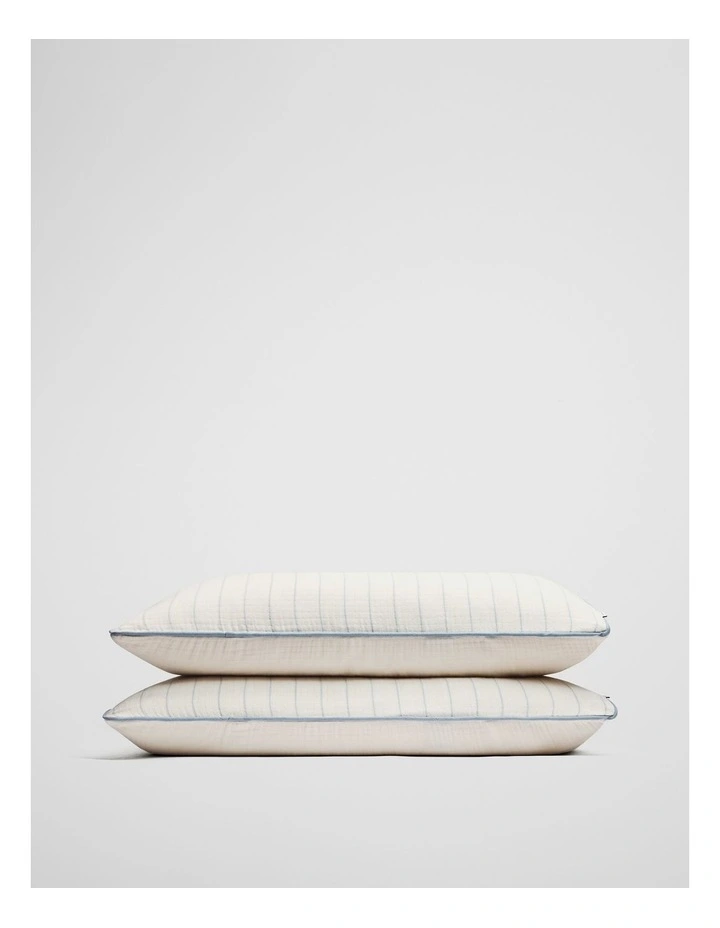 Kids Ayla Standard Pillowcase Pair in Ciel Blue image 1