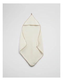 Rhea Hooded Towel in Natural