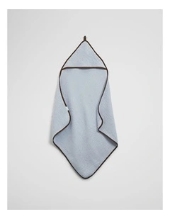 Rhea Hooded Towel in Ciel Blue