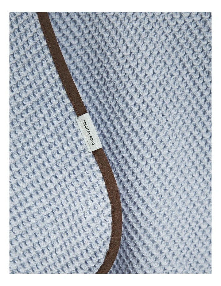 Rhea Hooded Towel in Ciel Blue image 2