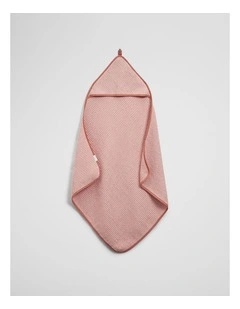 Rhea Hooded Towel in Bud