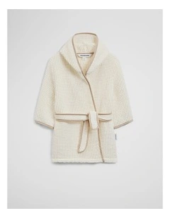 Rhea Hooded Robe in Natural