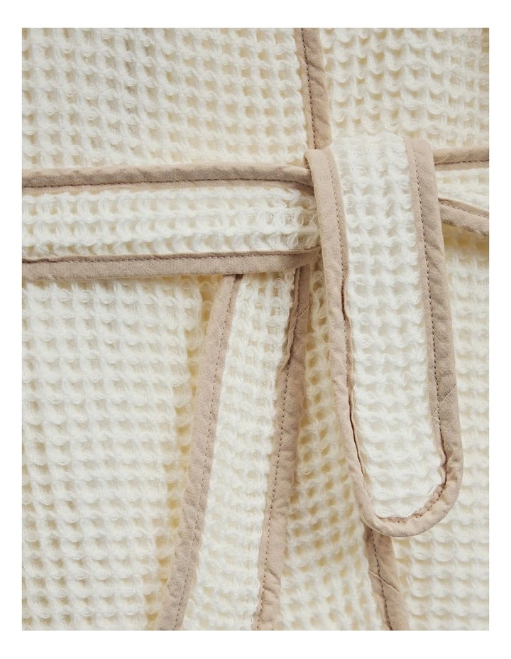 Rhea Hooded Robe in Natural image 2