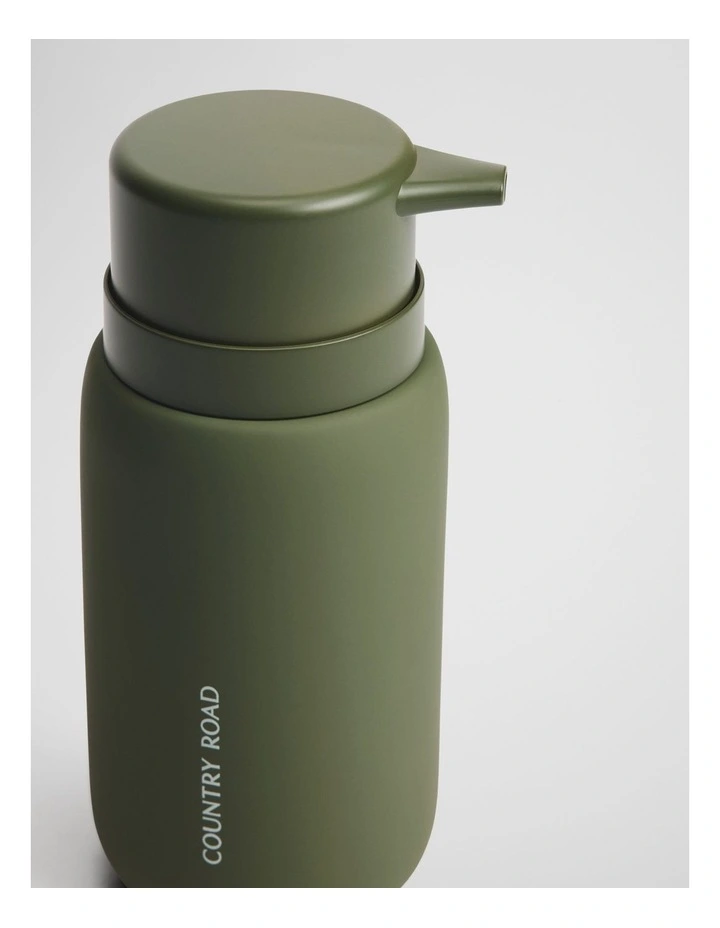 Alora Soap Pump in Dark Olive image 2