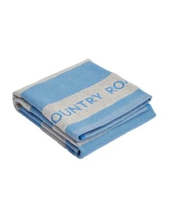 Franklin Australian Cotton Tea Towel in Marine Blue