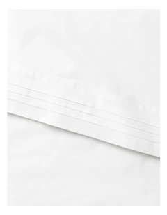 Organic Cotton Tuxedo Pleat Sheeting Pillowcase