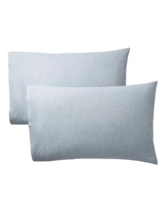 Workshirt Chambray Pillowcase in Blue