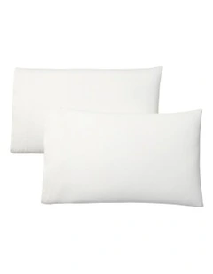 Linen Solid Pillowcase in White