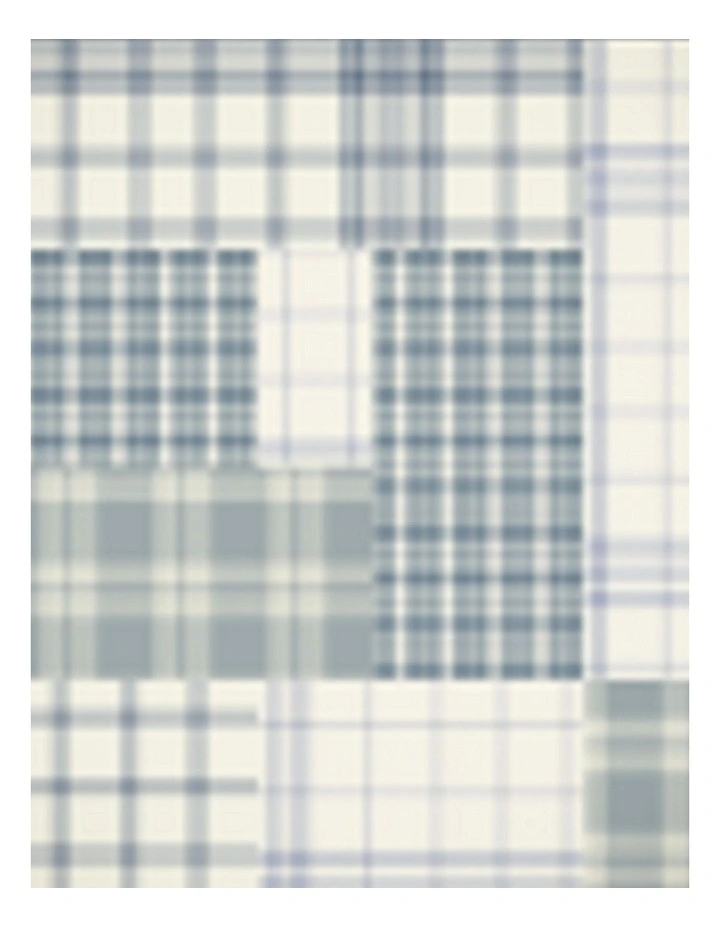 Austin Euro Sham in Blue Plaid image 2