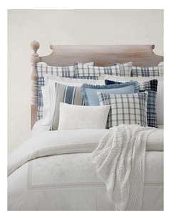 Adair Duvet Cover in White
