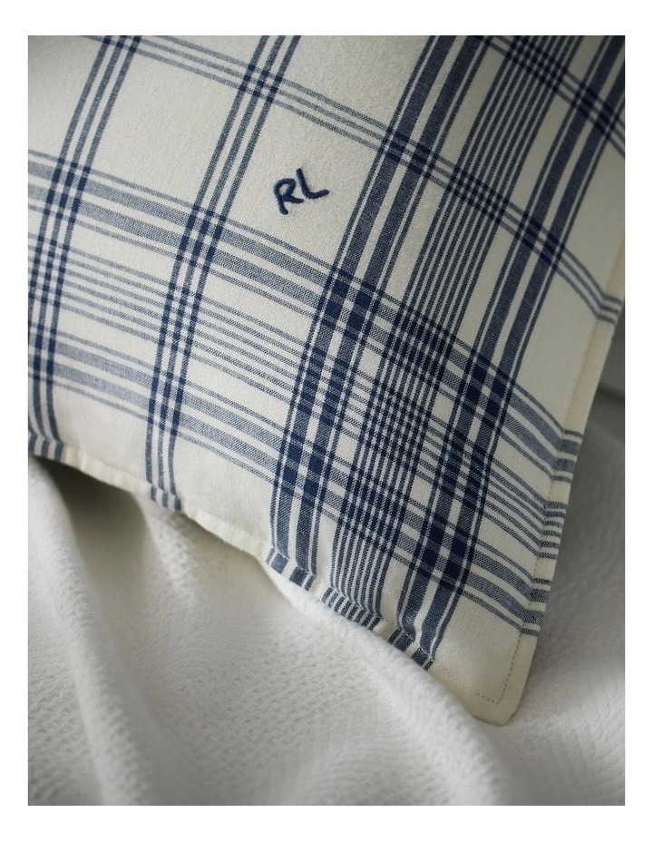 Daniel Throw Pillow in Blue Check image 2