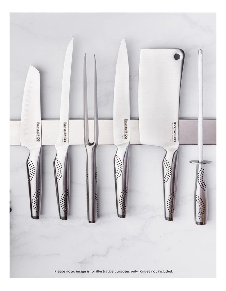Baccarat iD3 Magnetic Stainless Steel Wall Mounted Knife Holder 40cm image 3