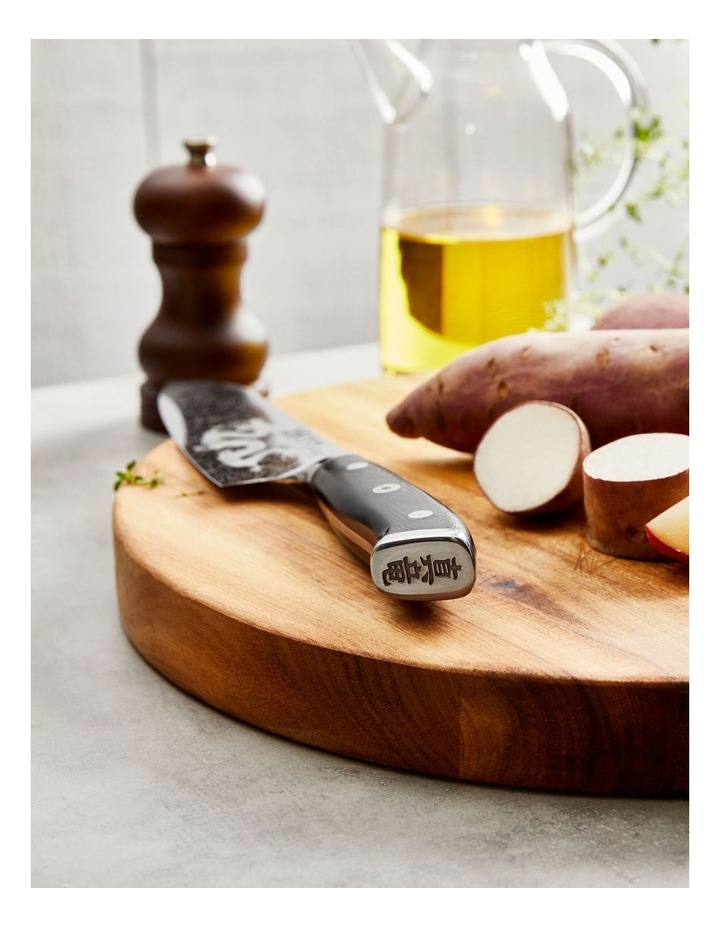 Baccarat KIYOSHI Santoku Knife 17cm in Silver image 3