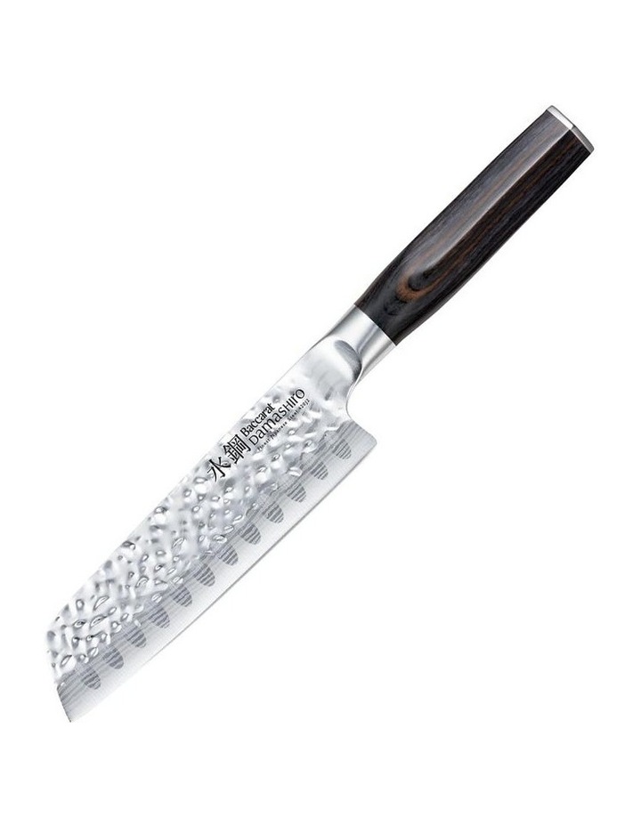 Baccarat Damashiro EMPEROR Santoku Knife 14cm in Silver image 1